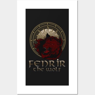 Fenrir the Wolf-A Viking Saga- Norse Mythology Posters and Art